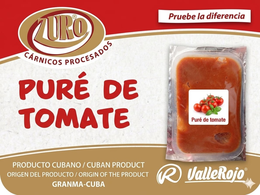 Puré de Tomate paquete 500ml