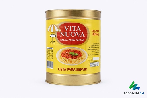 Salsa para Pasta con 3056 g