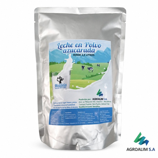 Leche en polvo azucarada Matilda en bolsa de 450 gr